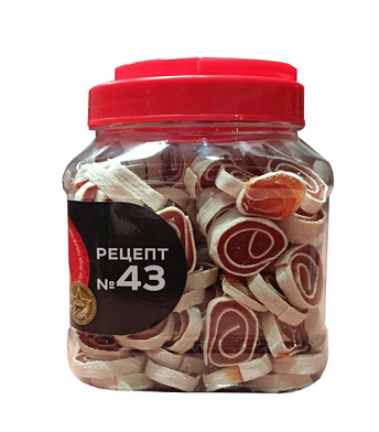 For Dogs лакомство для собак рецепт №43 Роллы с морским окунем