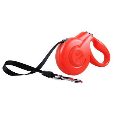 Fida STYLEASH стильная рулетка для собак с выдвижной лентой красная