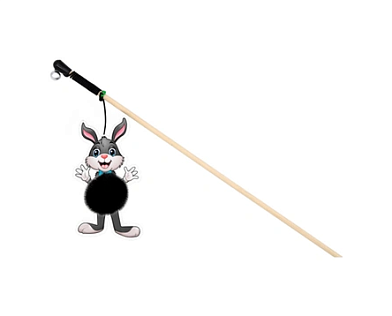 GOSI Игрушка для кошек Дразнилка-удочка Заяц