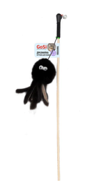 GOSI Игрушка для кошек Дразнилка меховой осьминог норка