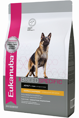 Eukanuba сухой корм для взрослых собак породы немецкая овчарка