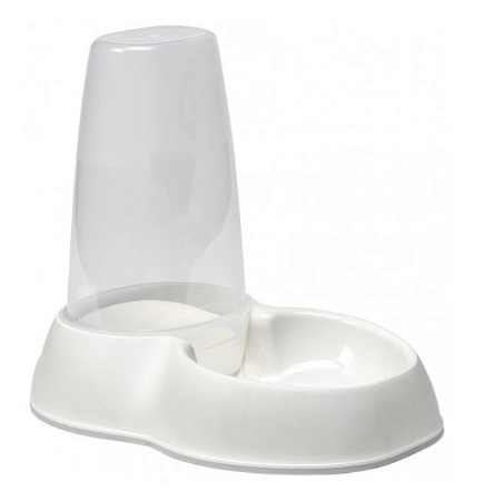 Купить moderna sensiflo автокормушка/автопоилка пластиковая для собак и кошек, нежный белый