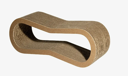 Купить Зверье Мое когтеточка-лежанка картон Восьмерка большая для кошек