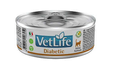 Farmina Vet Life Cat Diabetic влажный корм для кошек при диабете (банка)