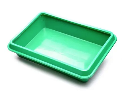 Купить yami-yami usual лоток для кошек с рамкой, зеленый