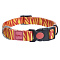 Tappi Сириус амуниция ошейник из стропы для собак, оранжевая