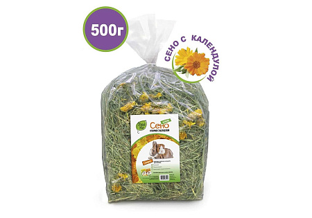 Купить Зверье Мое Сено отборное с календулой для грызунов