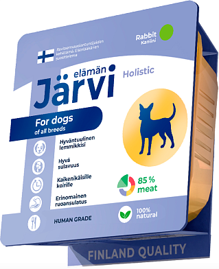 Jarvi влажный корм мясной паштет с кроликом для собак всех пород (ламистер)
