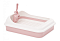 ALTA Лоток для кошек "Лекси" с бортиком, сеткой и совком розовый
