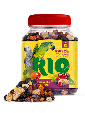Рио Ягодная смесь лакомство для средних и крупных попугаев