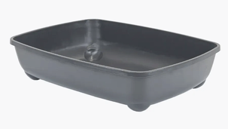 Купить yami-yami Лоток для кошек глубокий, средний, серый