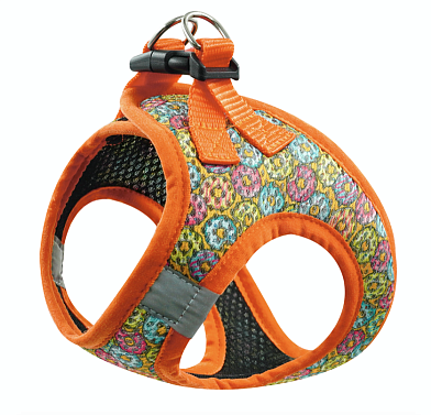 Art Line шлейка жилет для собак капрон сетка с принтом ПОНЧИКИ