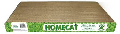 Homecat когтеточка для кошек "Мятная волна» штиль гофрокартон