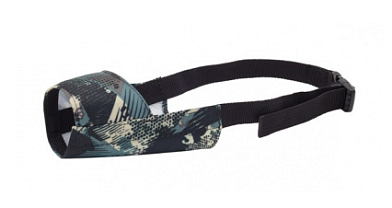 Каскад намордник нейлоновый принтованый для собак, черный