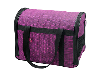 ZOOexpress LUX Полукруглая Сумка-переноска для кошек и собак, фиолетовый