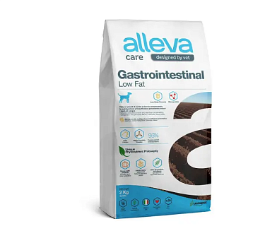 Alleva Care Dog Gastrointestinal Low Fat сухой диетический корм со сниженным уровнем жира для взрослых собак всех пород при заболеваниях ЖКТ