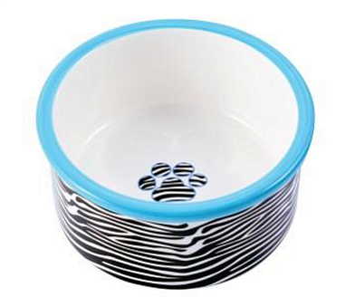 Mr.Kranch Зебра миска керамическая для собак