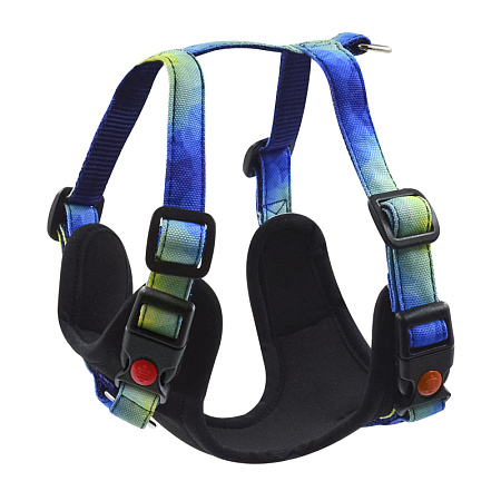 Купить art line Шлейка для собак "Тригонометрия" неопрен, капрон с принтом