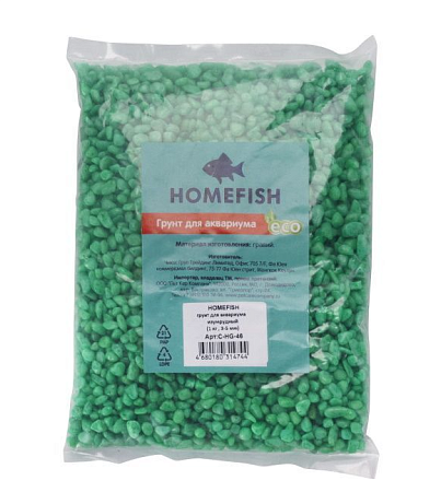 Купить homefish грунт для аквариума изумрудный