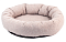 СКИДКА ZOOexpress Лежанка для кошек и собак пухлик круглый Nord, бежевая
