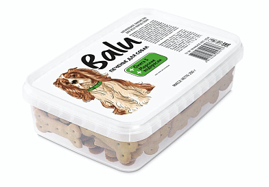 BALU лакомство для собак печенье с омега 3, морскими водорослями