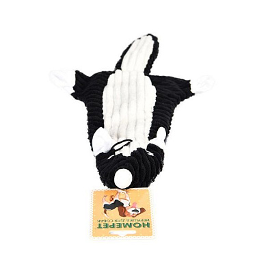 Homepet игрушка для собак скунс с пищалкой и шуршащим эффектом плюш