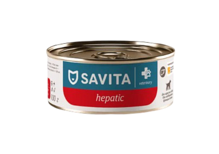 Купить savita vet hepatic консервы для взрослых собак для поддержания функции печени