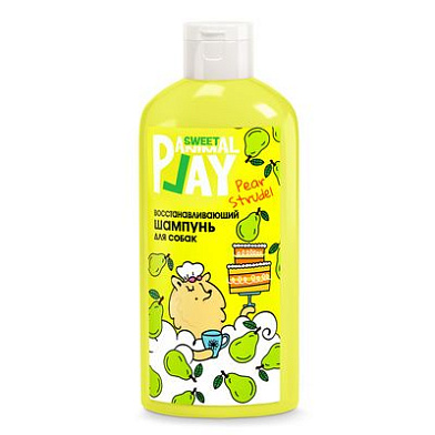 Animal Play шампунь восстанавливающий для собак и кошек, ГРУШЕВЫЙ ШТРУДЕЛЬ