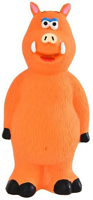Homepet игрушка для собак кабан с пищалкой латекс