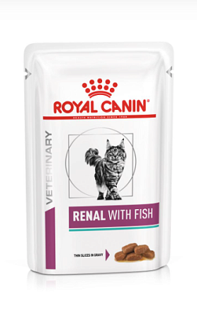 Купить royal canin renal вет. паучи для взрослых кошек при лечении почек, с рыбой