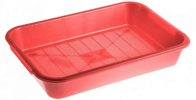 Homecat Atlantis Туалет для кошек с сеткой рубиновый перламутр