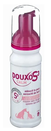 Купить douxo calm s3 успокаивающий мусс для собак и кошек с зудящей и чувствительной кожей