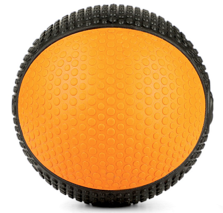 Купить triol strong игрушка для собак Мяч черно-оранжевый