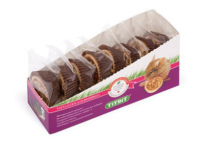 TiTBiT лакомство тарталетки с клюквой, тыквой для шиншилл шоубокс