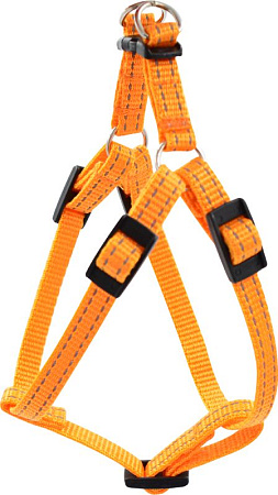 Купить zooexpress fresh line шлейка быстросъемная для собак, апельсиновая