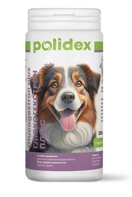 Polidex Глюкогекстрон плюс для взрослых собак всех пород при повреждении суставов, связок