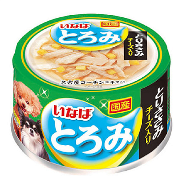 Inaba консервы Тороми филе курицы в бульоне с сыром для собак