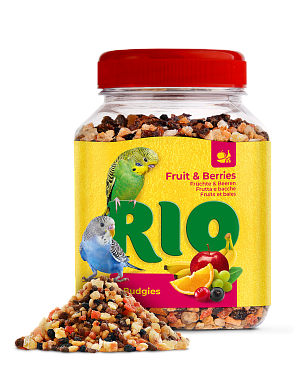 Рио Фруктово-ягодная смесь лакомство для волнистых попугайчиков