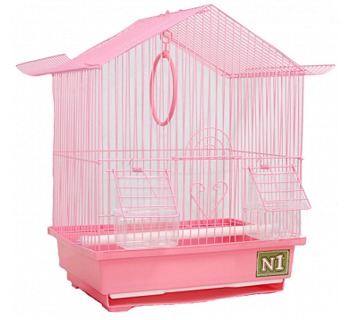 №1 клетка для птиц укомплектованная, пагода