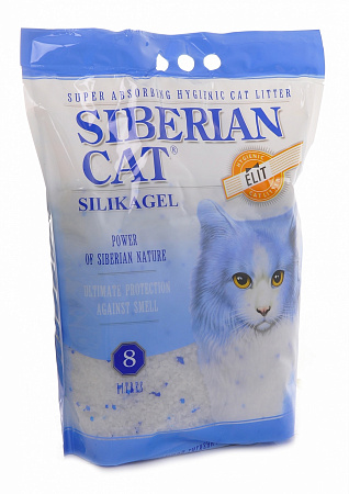 Купить Сибирская кошка силикагелевый наполнитель для кошек "элитный"