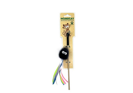 Купить homecat Дразнилка для кошек Осьминожка из норки с лентами с бубенчиком