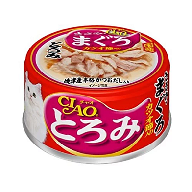 Inaba Тороми консервы для взрослых кошек (куриное филе, микс тунцов)