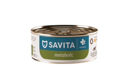 Купить savita vet metabolic консервы для взрослых кошек для снижения веса, склонных к ожирению