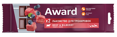 Award лакомство для тренировок для собак с говядиной и черникой