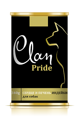 Clan Pride консервы для собак Сердце и печень индейки