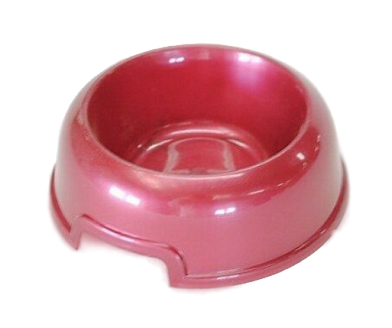 Homepet миска пластиковая для собак и кошек, красный перламутр
