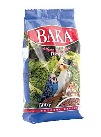 Купить ВАКА "ВК" Просо сухой корм для птиц