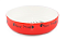 Mr.Kranch миска керамическая для собак и кошек, красно-белая с рыбками