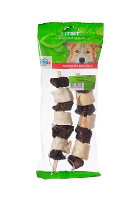 TiTBiТ лакомство для собак шашлычок говяжий - мягкая упаковка