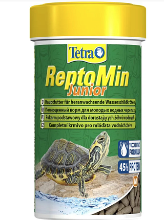 Купить tetra repto min junior корм для молодых водных черепах в виде палочек